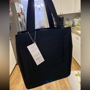 PRE-LOVED BEIS The North/South Tote - Fall Collection in BLACK